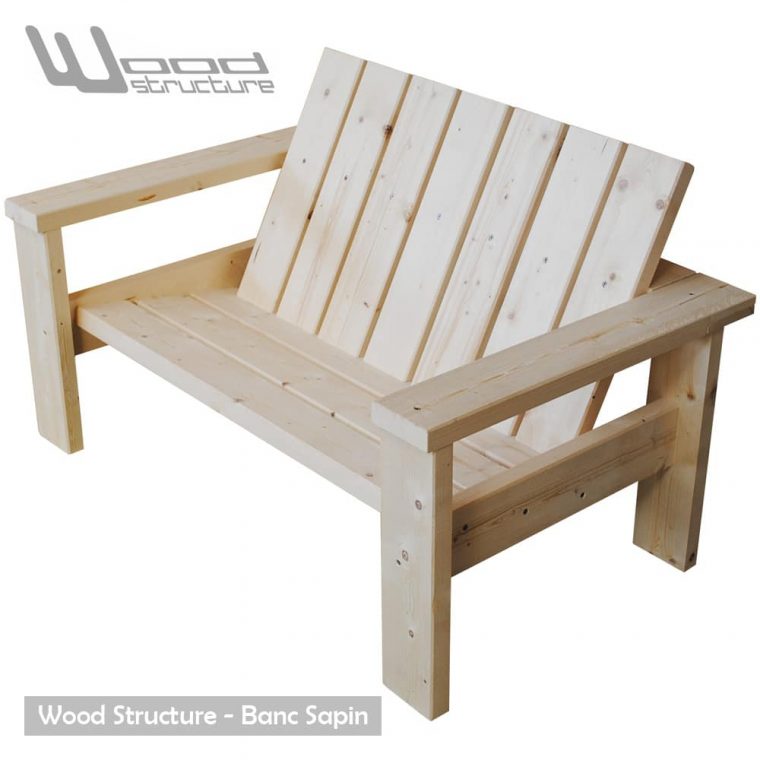 Banc Sapin Du Nord – Banc De Jardin – Wood Structure avec Cdiscount Salon De Jardin Du Nord