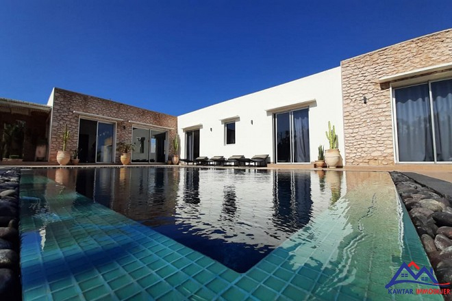 Belle Villa Moderne Avec Piscine - Vente Villa À Essaouira Réf. V338 avec Décoration Maison Moderne Villa Avec Piscine