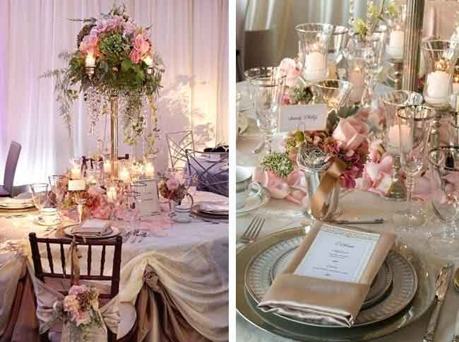 Deco Table Rose Et Gris / Decoration Pour Bapteme Et Petite Communion ... avec Decoration Chambre Environ Bleu Blanc Rouge