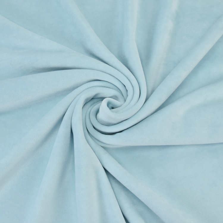 Échantillon: Velours Nicky Bleu Ciel | Tissus Hemmers concernant Decoration Chambre Environ Bleu Ciel