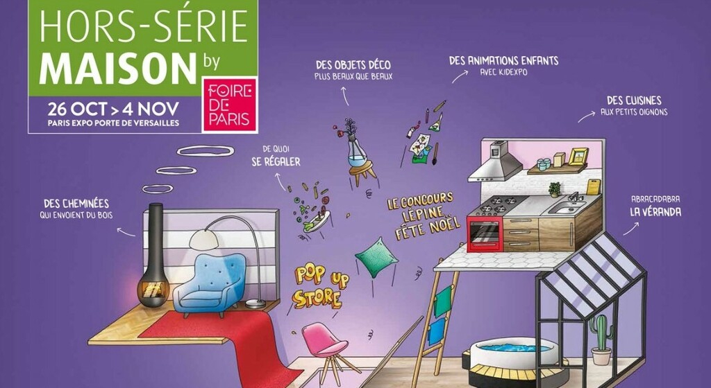 Foire De Paris 2018 : Une Édition Hors-Série Dédiée À La Maison destiné Decoration Chambre Hors Serie