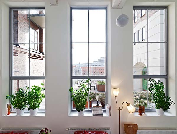 Home &amp; Garden: Un Appartement Moderne Et Lumineux À Göteborg dedans Decoration Maison Moderne Malgré Fenetre