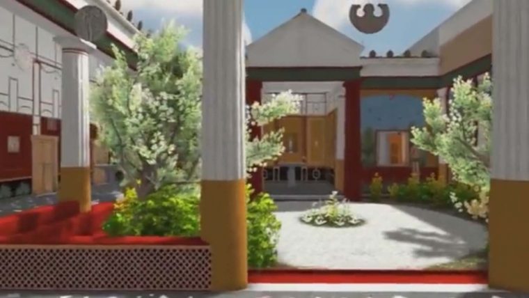 La Visite Virtuelle En 3D D'Une Maison De Banquier Dans Les Ruines De … avec Decoration Maison Moderne Lès 3D