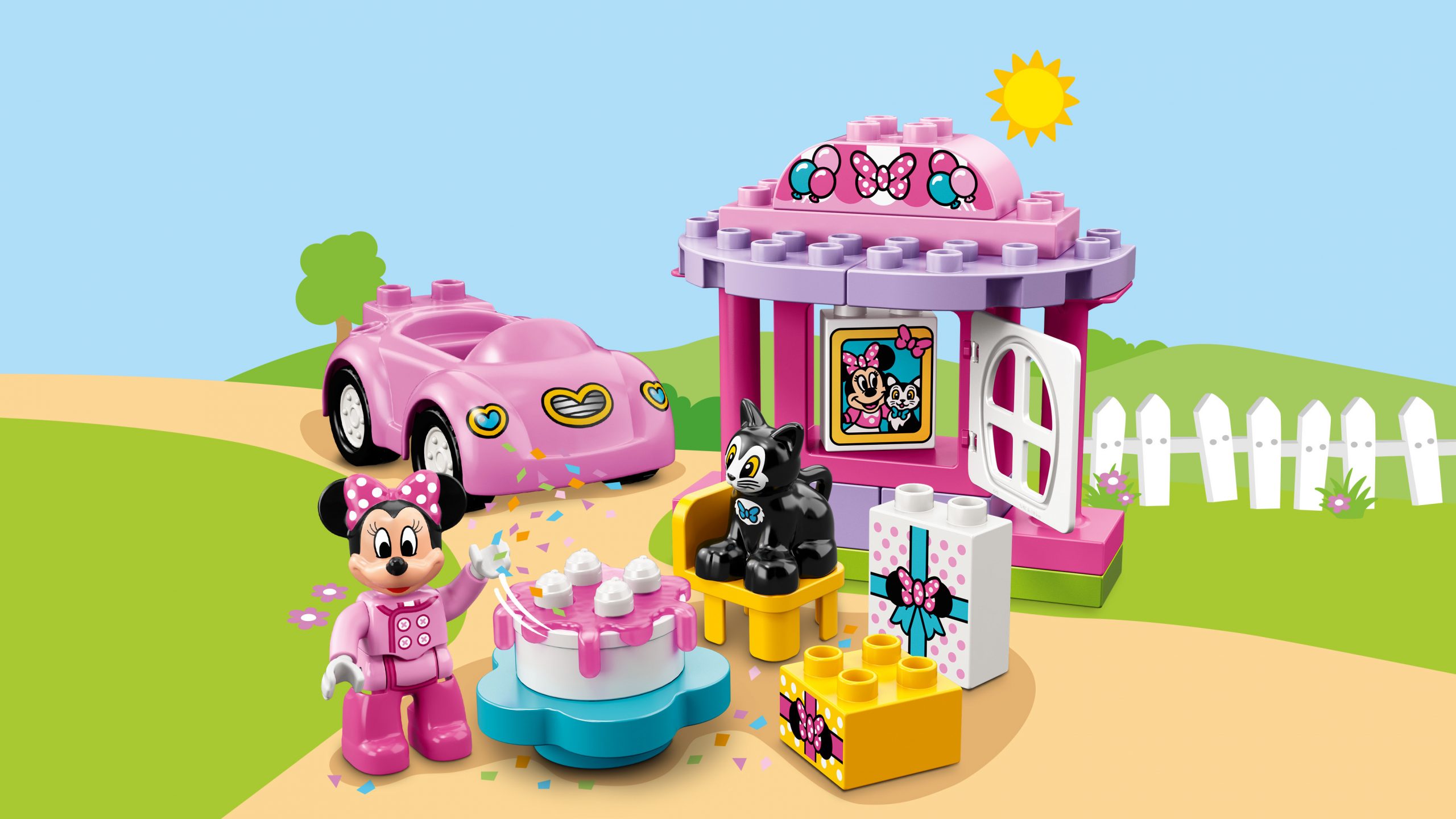 Lego® Duplo® Disney™ - La Fête D'Anniversaire De Minnie - 10873 À Prix ... destiné Table De Jardin Manière A Carrefour