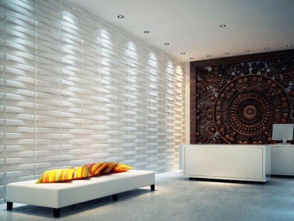 Les Panneaux Décoratifs Muraux Changent De Manière Dramatique L ... tout Decoration Maison Moderne Lès 3D