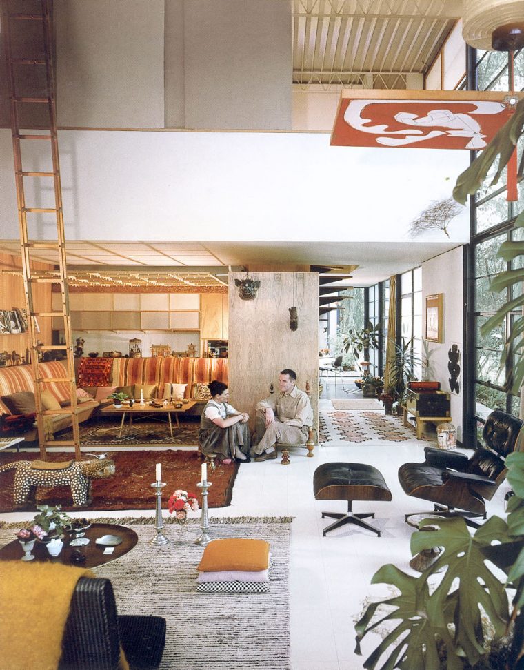 Maison Eames La Case Study House 8 – Csh8 – Blog Déco Design Clem destiné Décoration Murale Auprès De La Maison