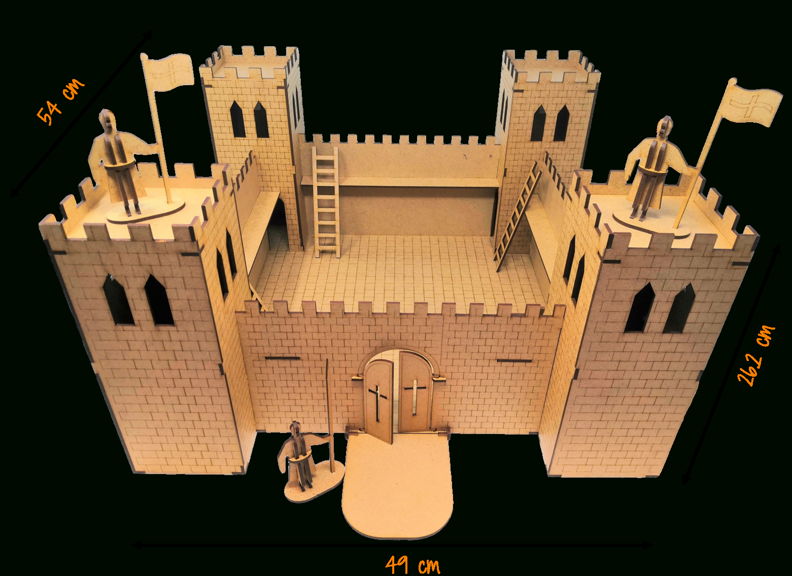 Maquette Chateau Fort Avec Soldats - Univers Medieval - Ma Maquette A Moi pour Decoration Maison Moderne Jusque Quel Age