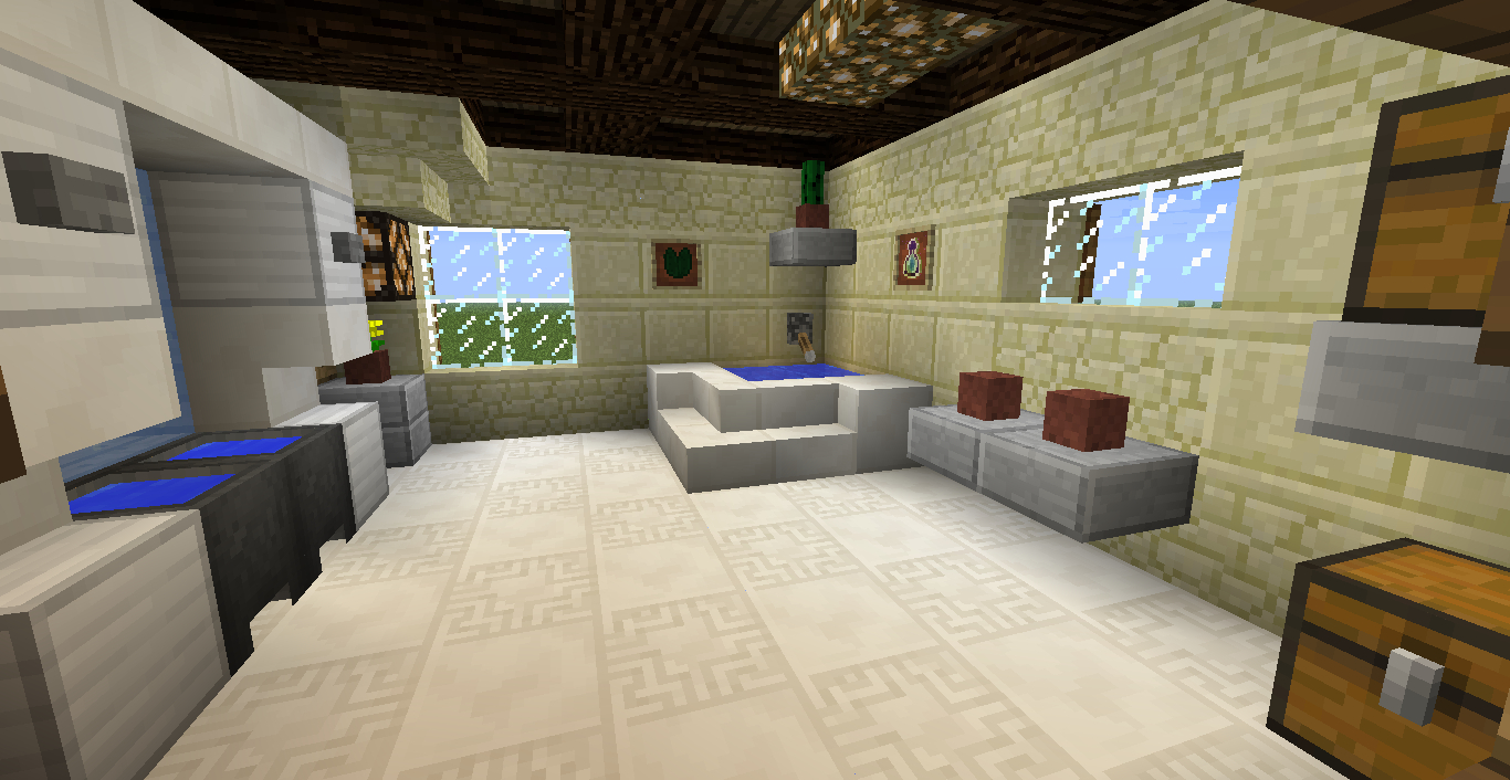 Salle De Bain Minecraft Moderne | Bright Shadow Online concernant Décoration Maison Moderne Versus Moderne