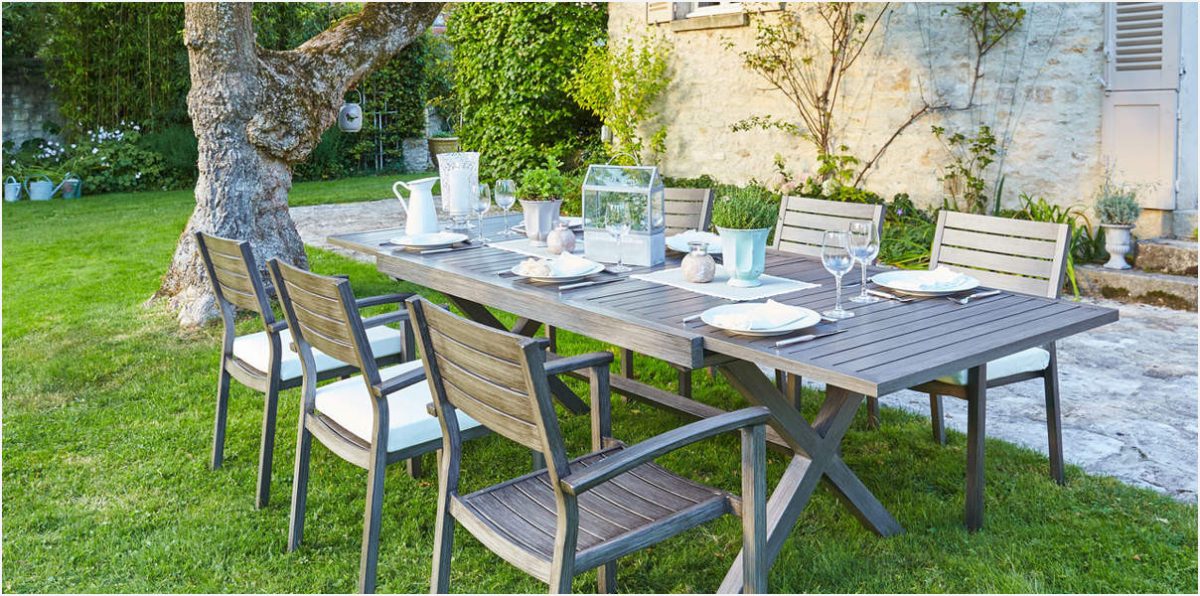 Salon De Jardin En Teck Carrefour - Abri De Jardin Et Balancoire Idée avec Table De Jardin Pas Cher Carrefour