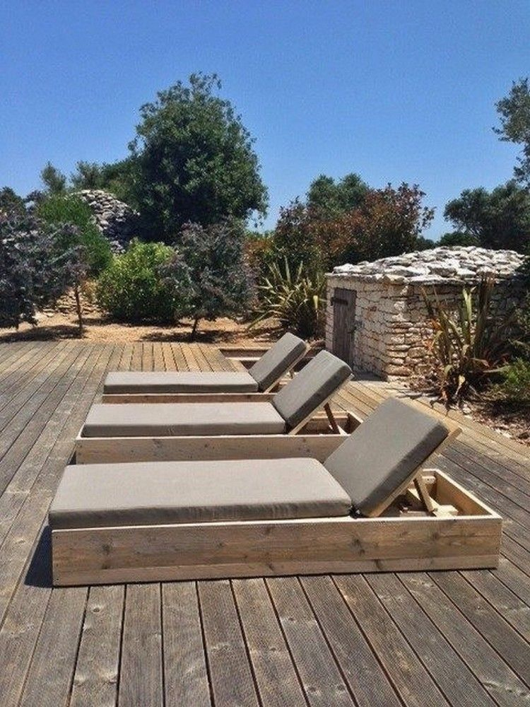 Transat Solo | Meuble Terrasse, Bain De Soleil, Meubles De Patio Diy concernant Salon De Jardin Sauf Les Bains