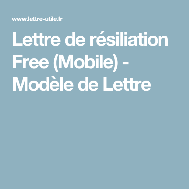 résiliation free mobile – forum