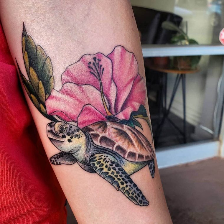 tatouage tortue terrestre