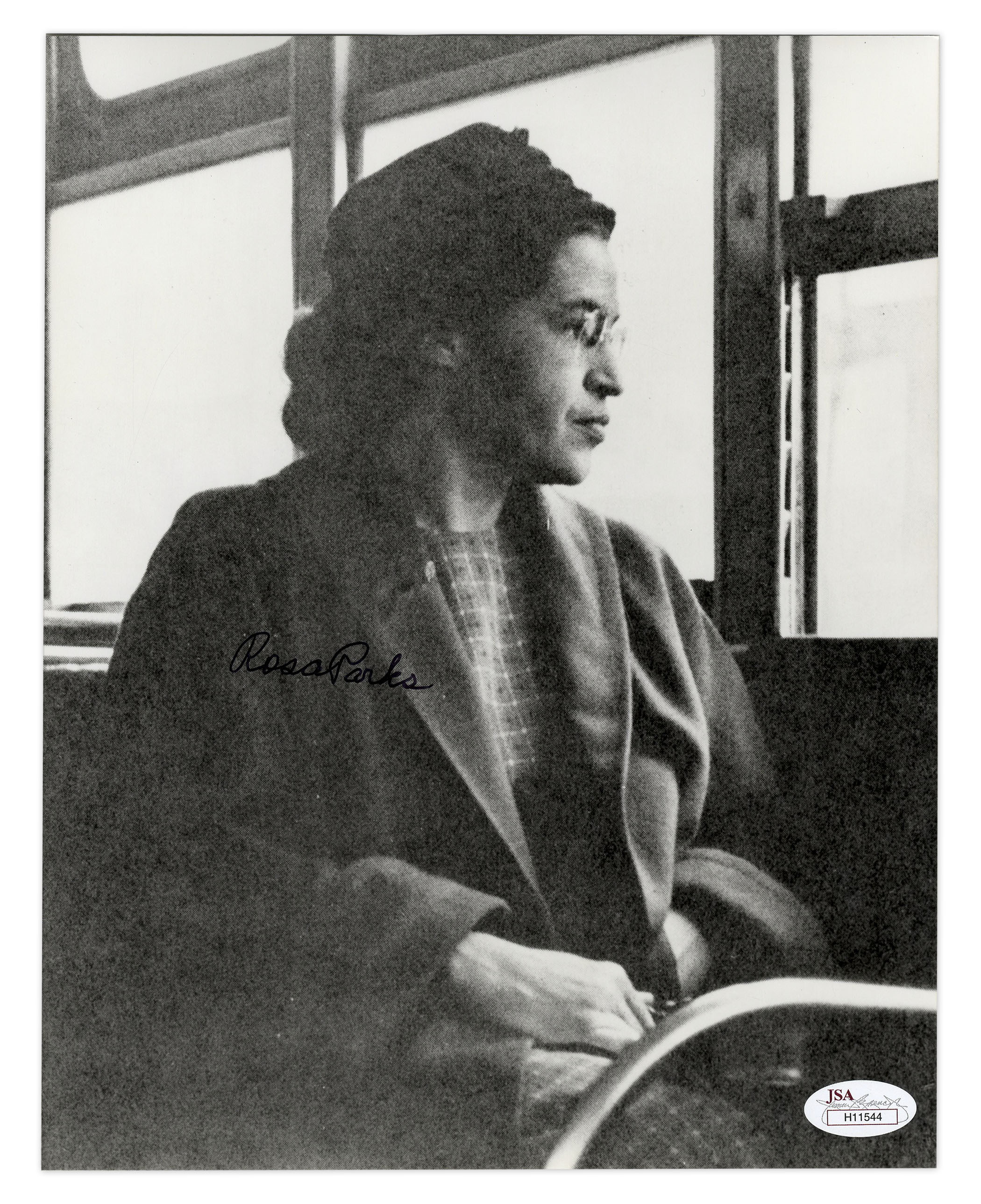 Lot Detail - Rosa Parks Signed Photograph -- With COA From JSA