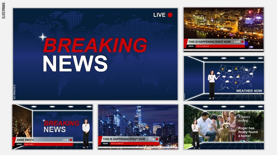 Breaking News Powerpoint Template Free - Printable Templates