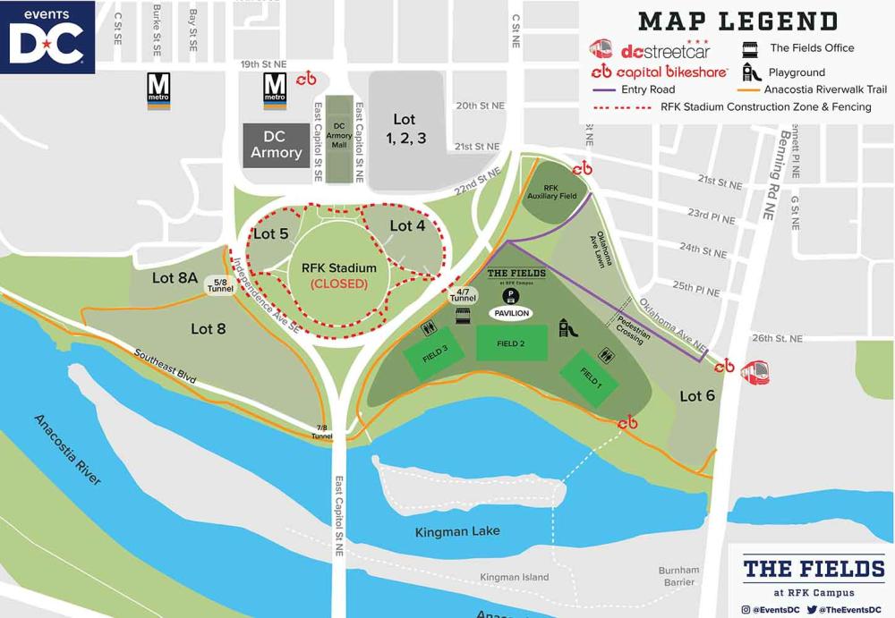 RFK Campus Detours During Stadium Demolition | Events DC