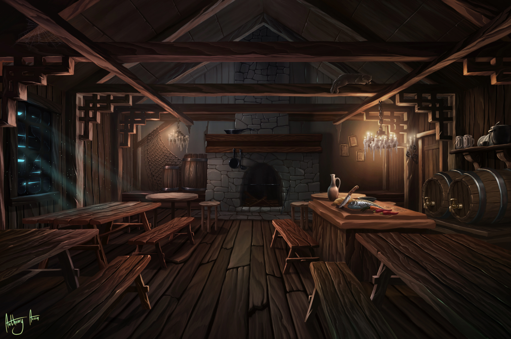 Growling Guppy Tavern by AnthonyAvon on DeviantArt