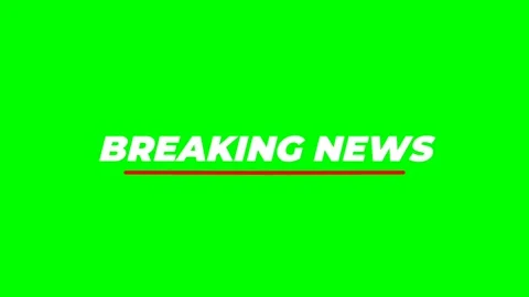 green screen breaking news HD text anima... | Stock Video | Pond5