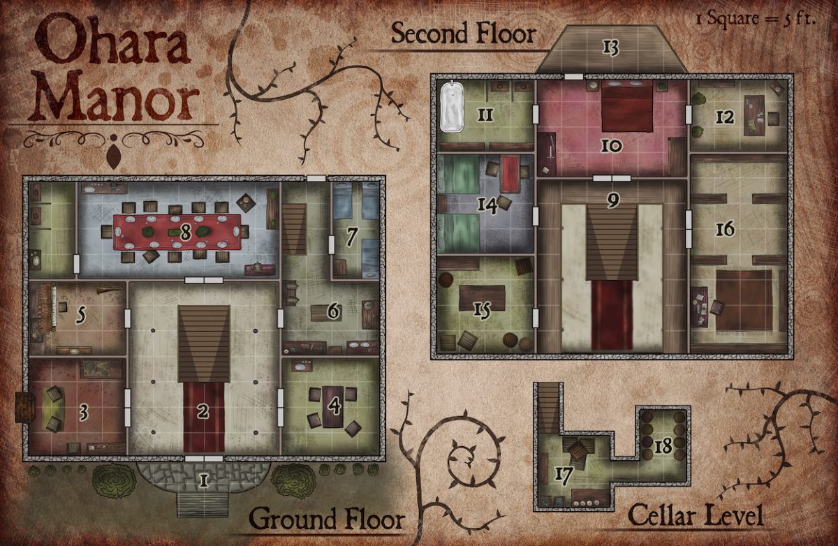 Dnd 5e Mansion Map - Hollow Knight Deepnest Map