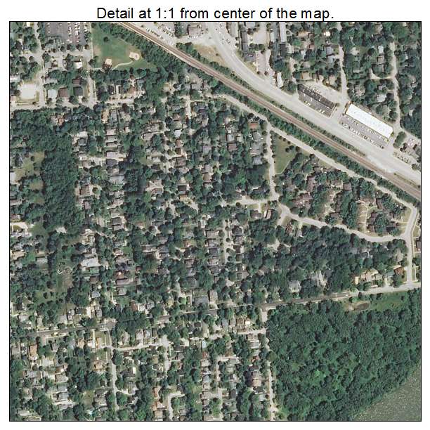 Aerial Photography Map of Barrington, IL Illinois