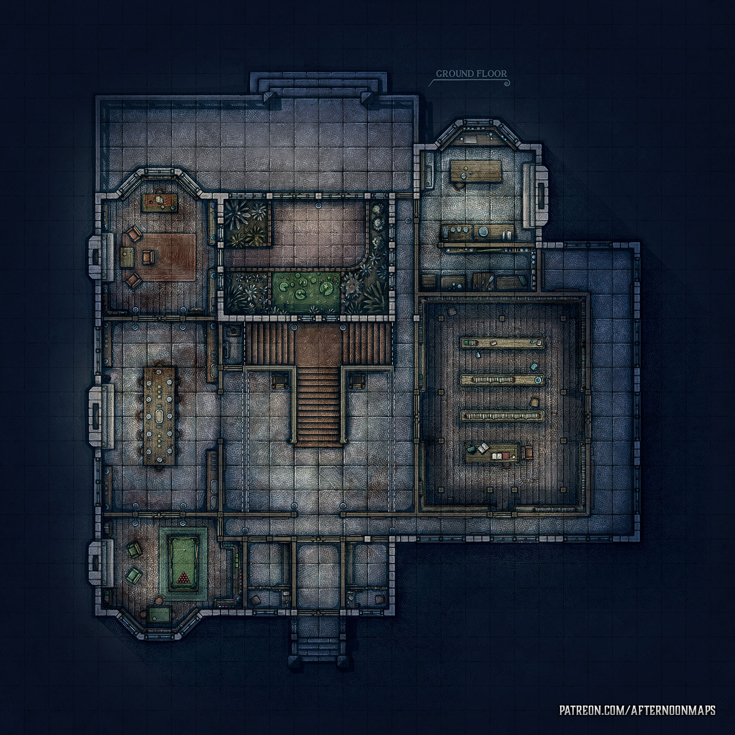 D&D Haunted Mansion Map - Map Pasco County